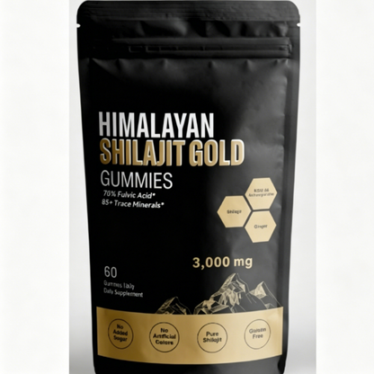 Himalayan Shilajit Ashwagandha Gummies Dietary Supplement