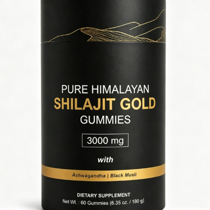 Himalayan Shilajit Ashwagandha Gummies Dietary Supplement